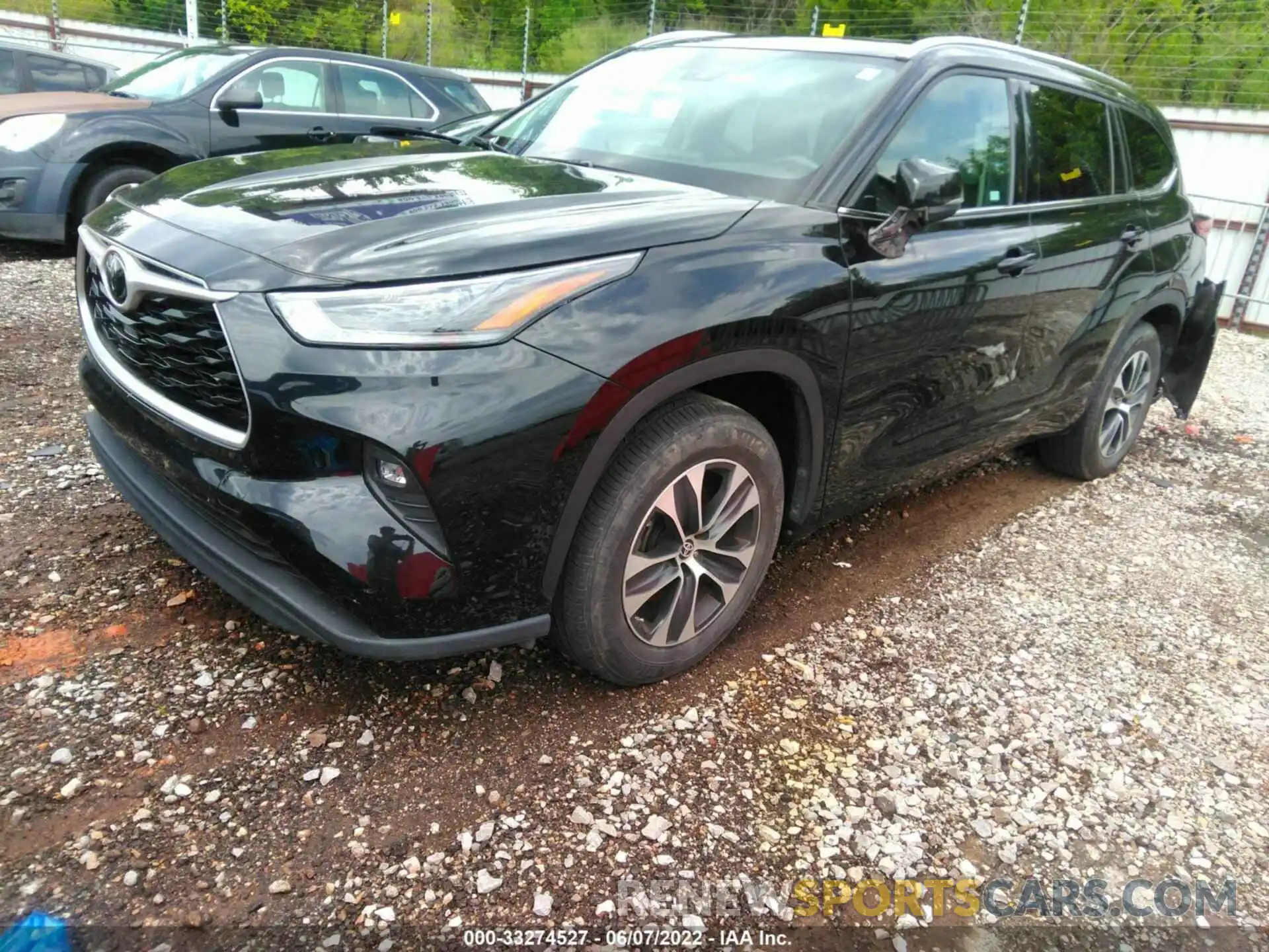 2 Photograph of a damaged car 5TDGZRAHXMS516091 TOYOTA HIGHLANDER 2021