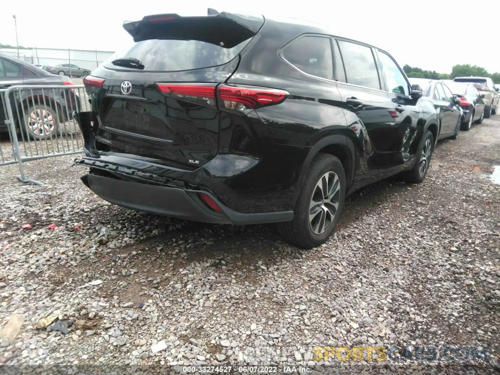 4 Фотография поврежденного автомобиля 5TDGZRAHXMS516091 TOYOTA HIGHLANDER 2021