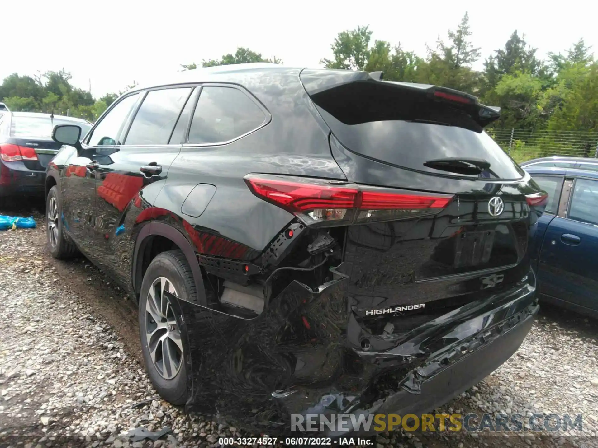 6 Photograph of a damaged car 5TDGZRAHXMS516091 TOYOTA HIGHLANDER 2021