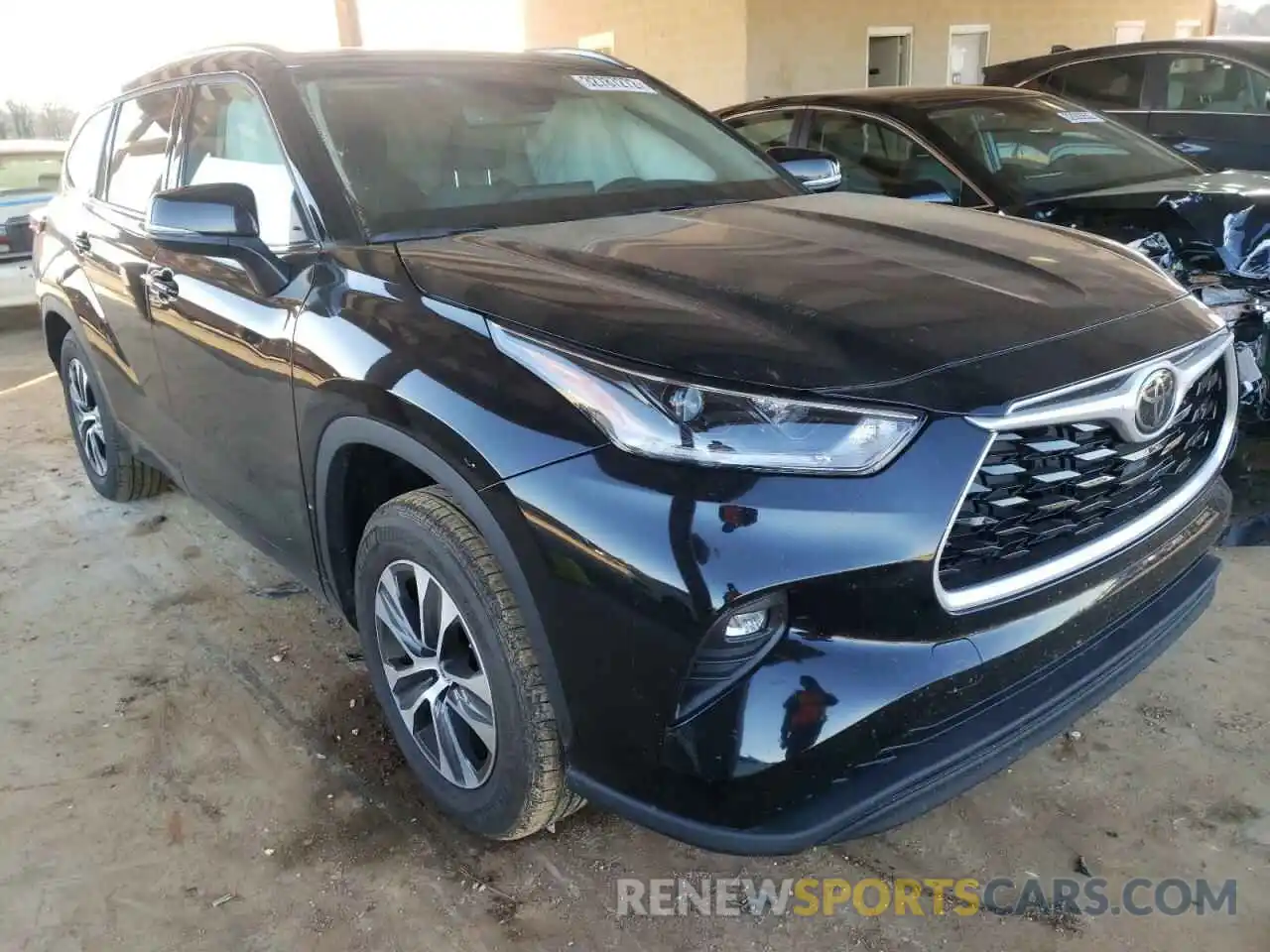 1 Photograph of a damaged car 5TDGZRAHXMS535224 TOYOTA HIGHLANDER 2021