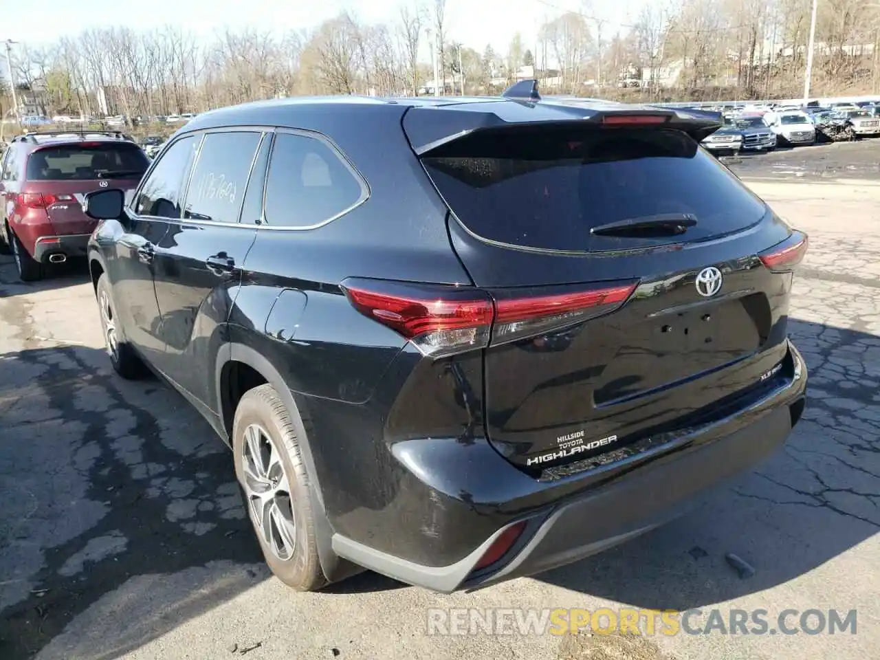 3 Photograph of a damaged car 5TDGZRBH0MS128611 TOYOTA HIGHLANDER 2021