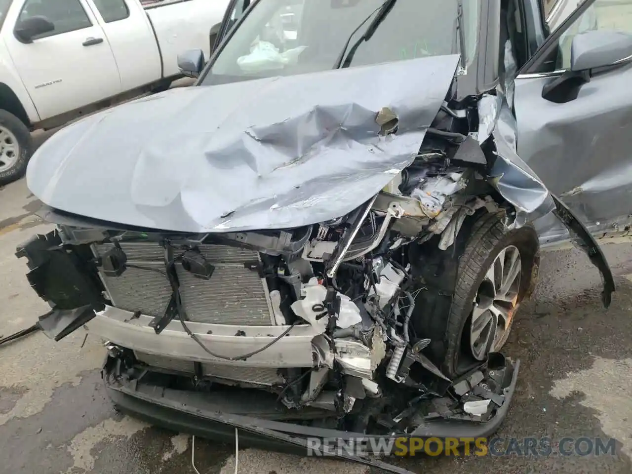 7 Photograph of a damaged car 5TDGZRBH0MS128821 TOYOTA HIGHLANDER 2021