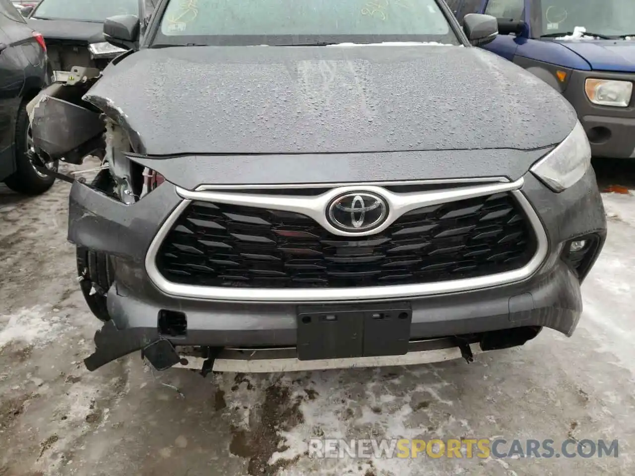 9 Photograph of a damaged car 5TDGZRBH0MS549826 TOYOTA HIGHLANDER 2021