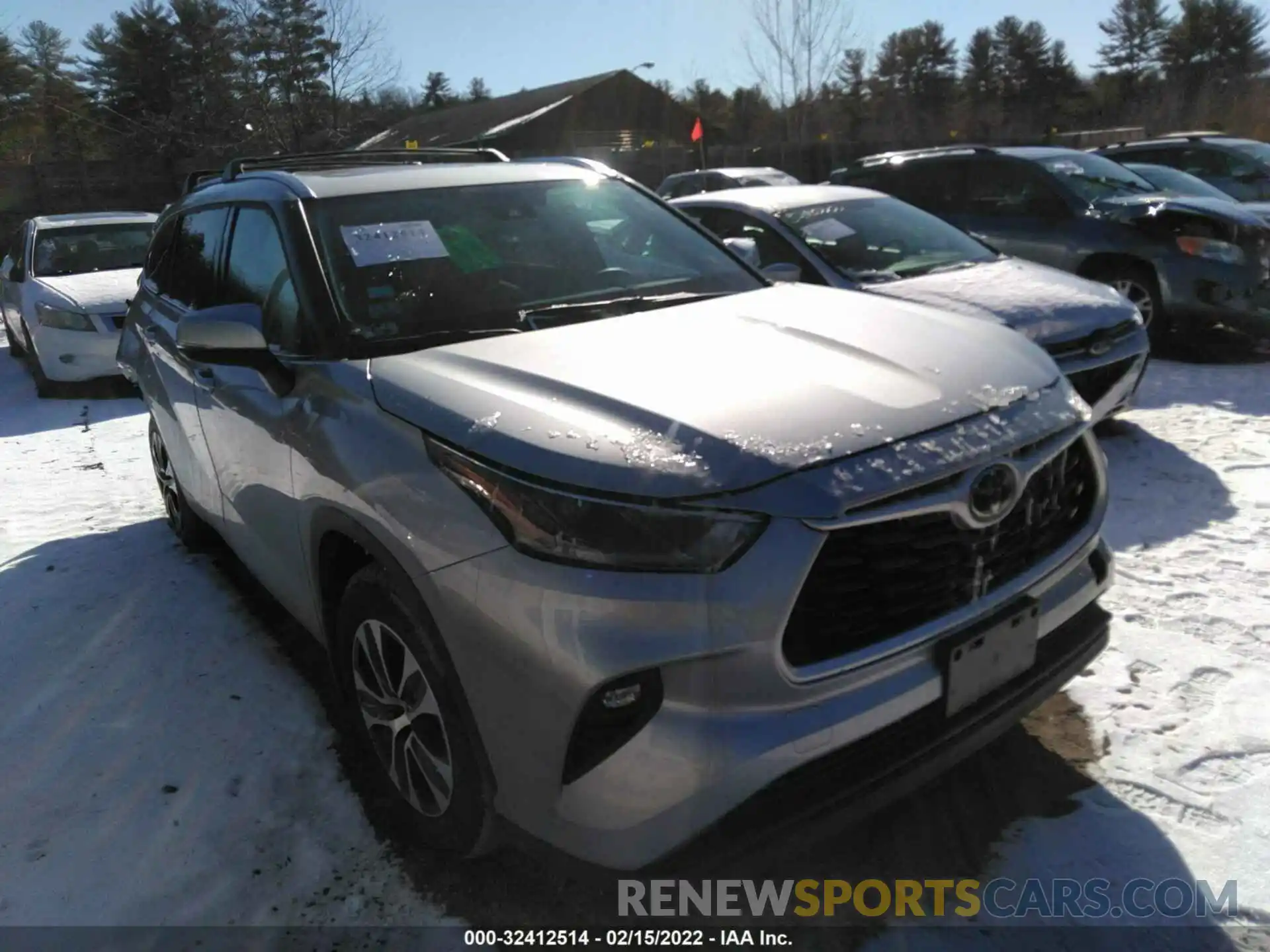 1 Photograph of a damaged car 5TDGZRBH1MS071660 TOYOTA HIGHLANDER 2021