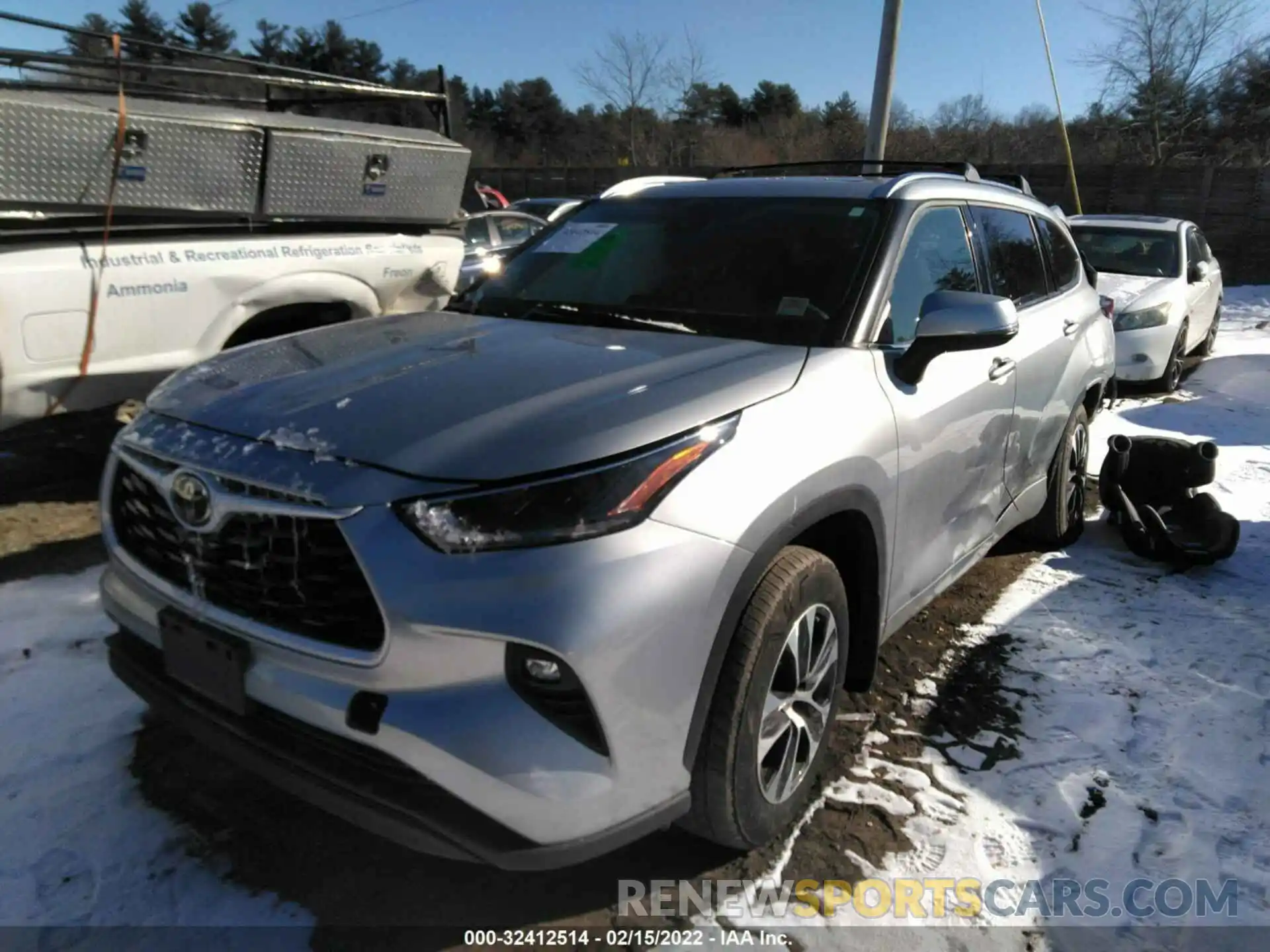 2 Photograph of a damaged car 5TDGZRBH1MS071660 TOYOTA HIGHLANDER 2021