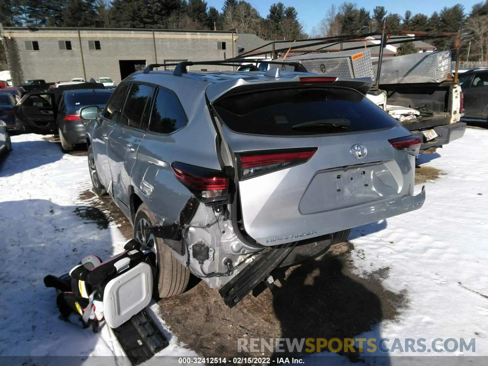 3 Фотография поврежденного автомобиля 5TDGZRBH1MS071660 TOYOTA HIGHLANDER 2021