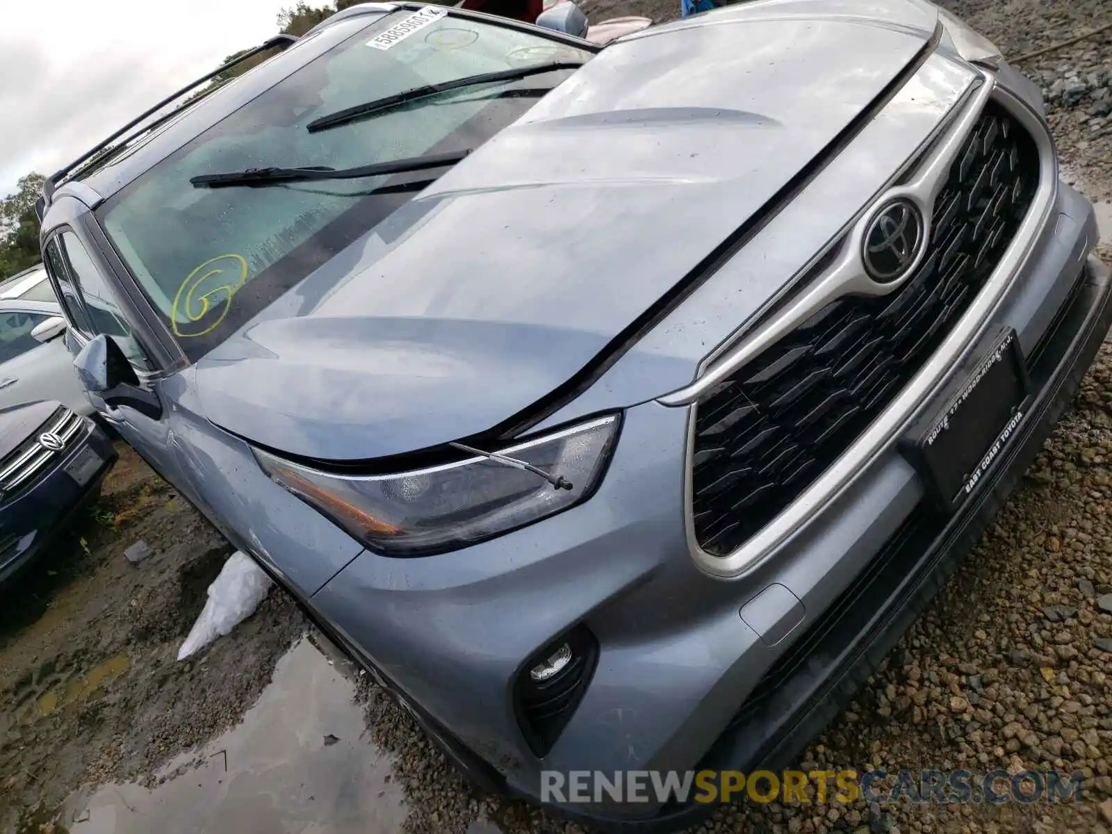 1 Photograph of a damaged car 5TDGZRBH1MS094789 TOYOTA HIGHLANDER 2021