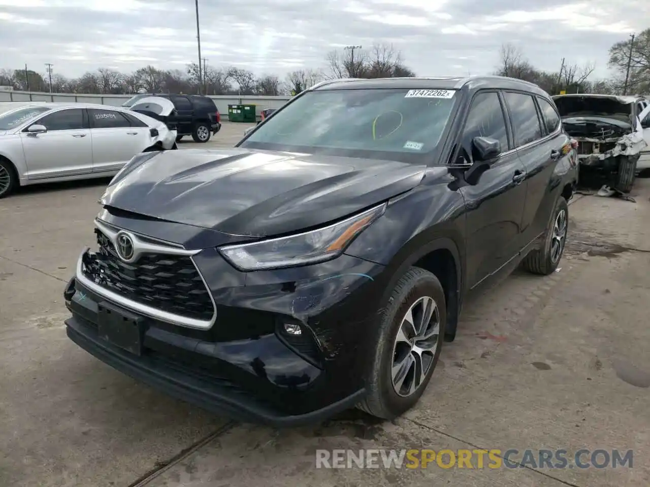 2 Photograph of a damaged car 5TDGZRBH1MS105497 TOYOTA HIGHLANDER 2021