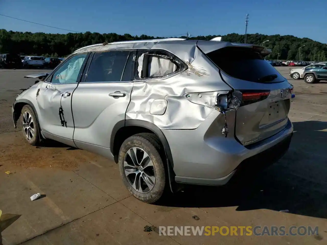 3 Photograph of a damaged car 5TDGZRBH1MS108755 TOYOTA HIGHLANDER 2021