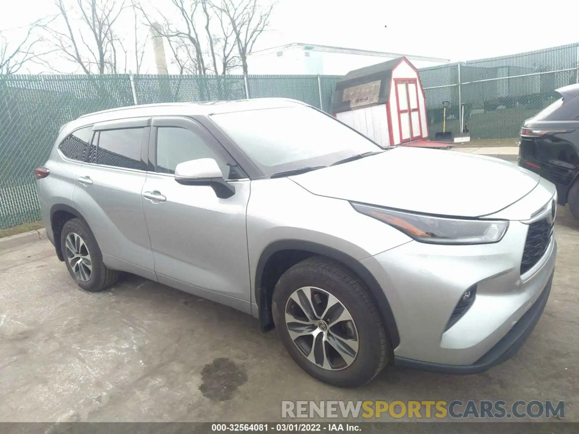 1 Photograph of a damaged car 5TDGZRBH1MS559703 TOYOTA HIGHLANDER 2021