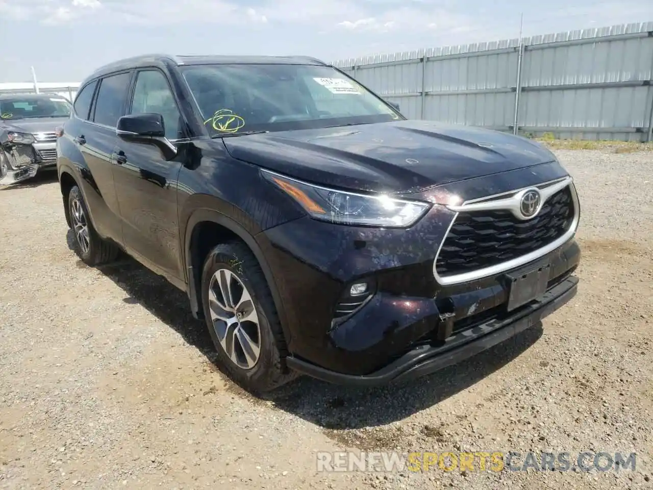 1 Photograph of a damaged car 5TDGZRBH2MS064877 TOYOTA HIGHLANDER 2021