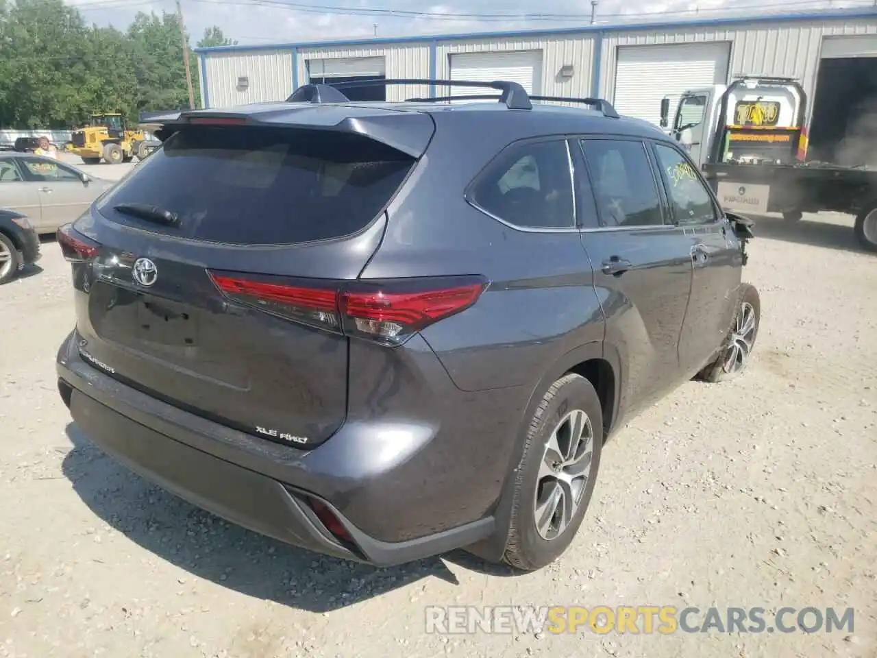 4 Photograph of a damaged car 5TDGZRBH2MS067276 TOYOTA HIGHLANDER 2021