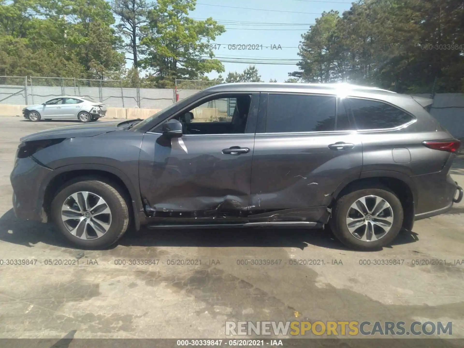 6 Photograph of a damaged car 5TDGZRBH2MS073675 TOYOTA HIGHLANDER 2021