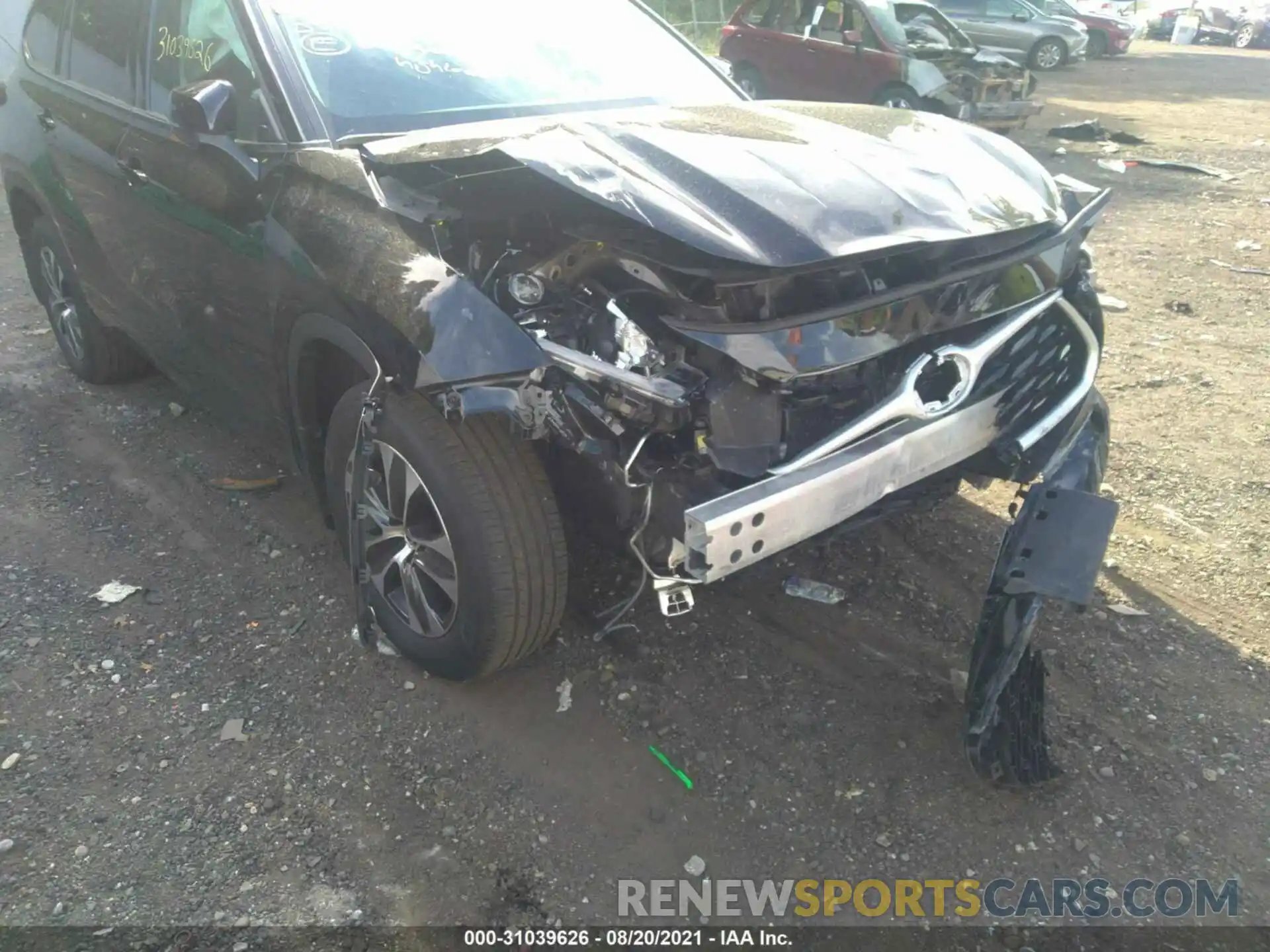 6 Photograph of a damaged car 5TDGZRBH2MS083106 TOYOTA HIGHLANDER 2021