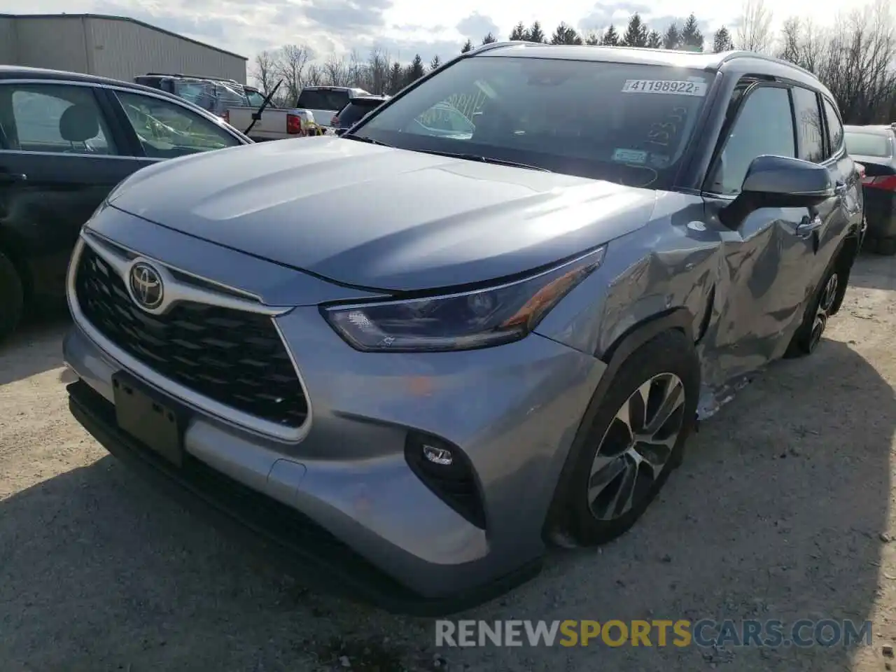 2 Photograph of a damaged car 5TDGZRBH2MS109896 TOYOTA HIGHLANDER 2021