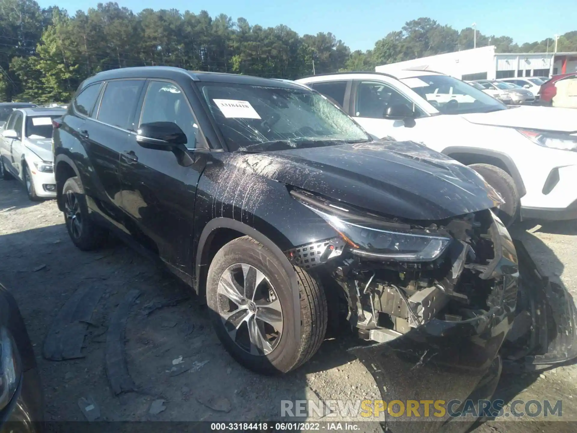 1 Photograph of a damaged car 5TDGZRBH2MS124611 TOYOTA HIGHLANDER 2021