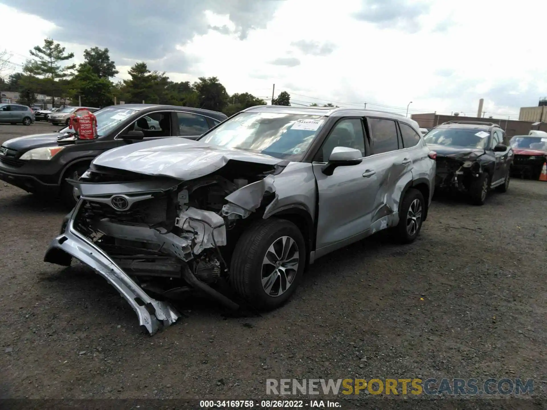 6 Photograph of a damaged car 5TDGZRBH2MS124981 TOYOTA HIGHLANDER 2021