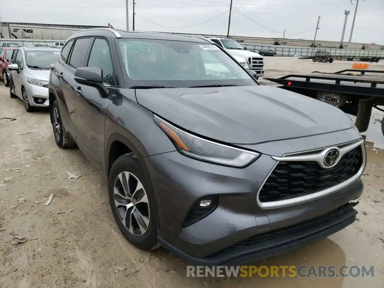 1 Photograph of a damaged car 5TDGZRBH2MS131204 TOYOTA HIGHLANDER 2021