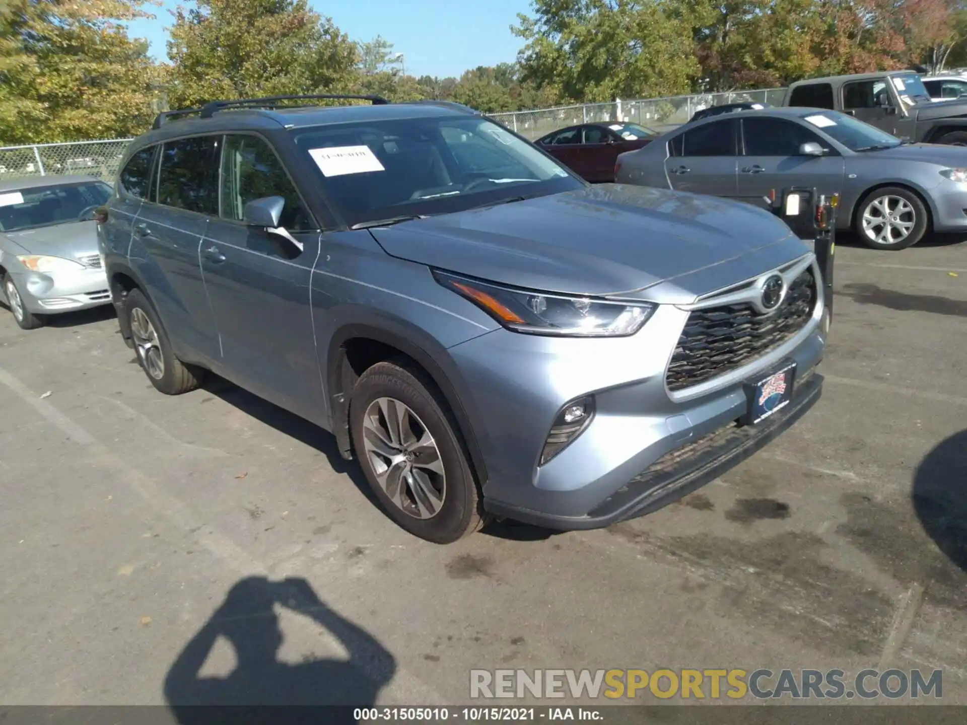 1 Photograph of a damaged car 5TDGZRBH2MS145488 TOYOTA HIGHLANDER 2021