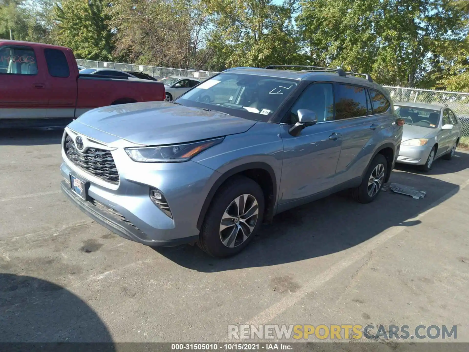 2 Photograph of a damaged car 5TDGZRBH2MS145488 TOYOTA HIGHLANDER 2021