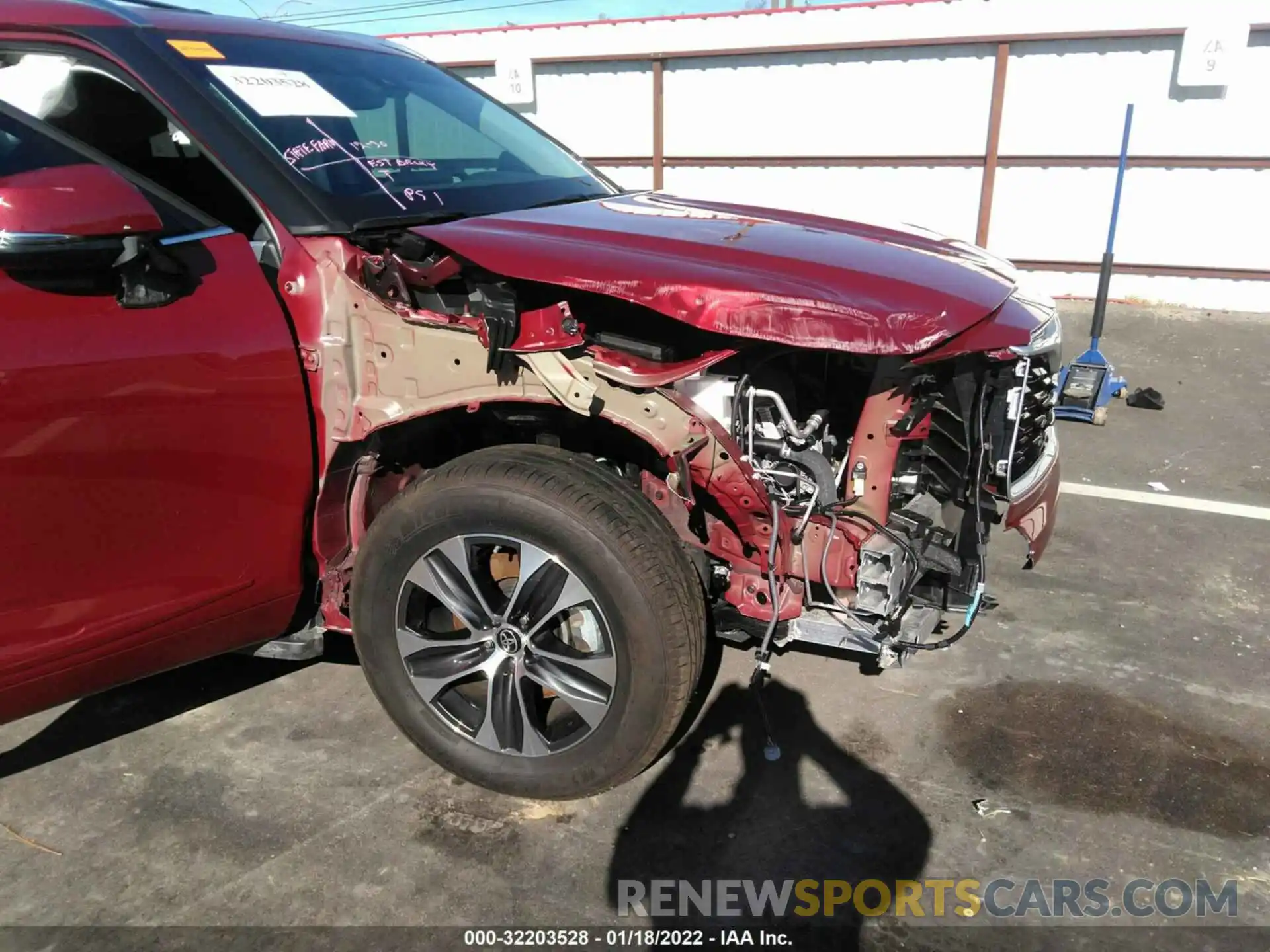 6 Photograph of a damaged car 5TDGZRBH2MS151078 TOYOTA HIGHLANDER 2021