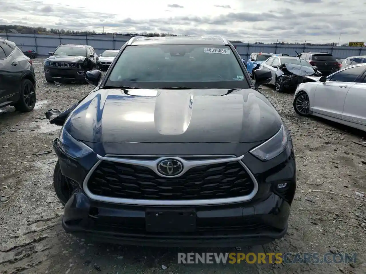 5 Photograph of a damaged car 5TDGZRBH2MS542215 TOYOTA HIGHLANDER 2021