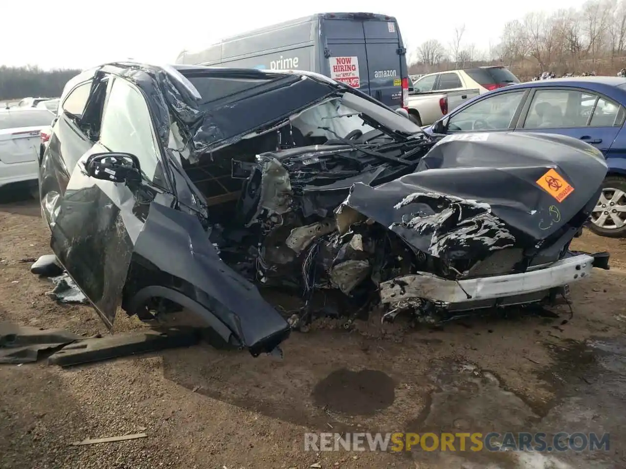 1 Photograph of a damaged car 5TDGZRBH2MS546507 TOYOTA HIGHLANDER 2021