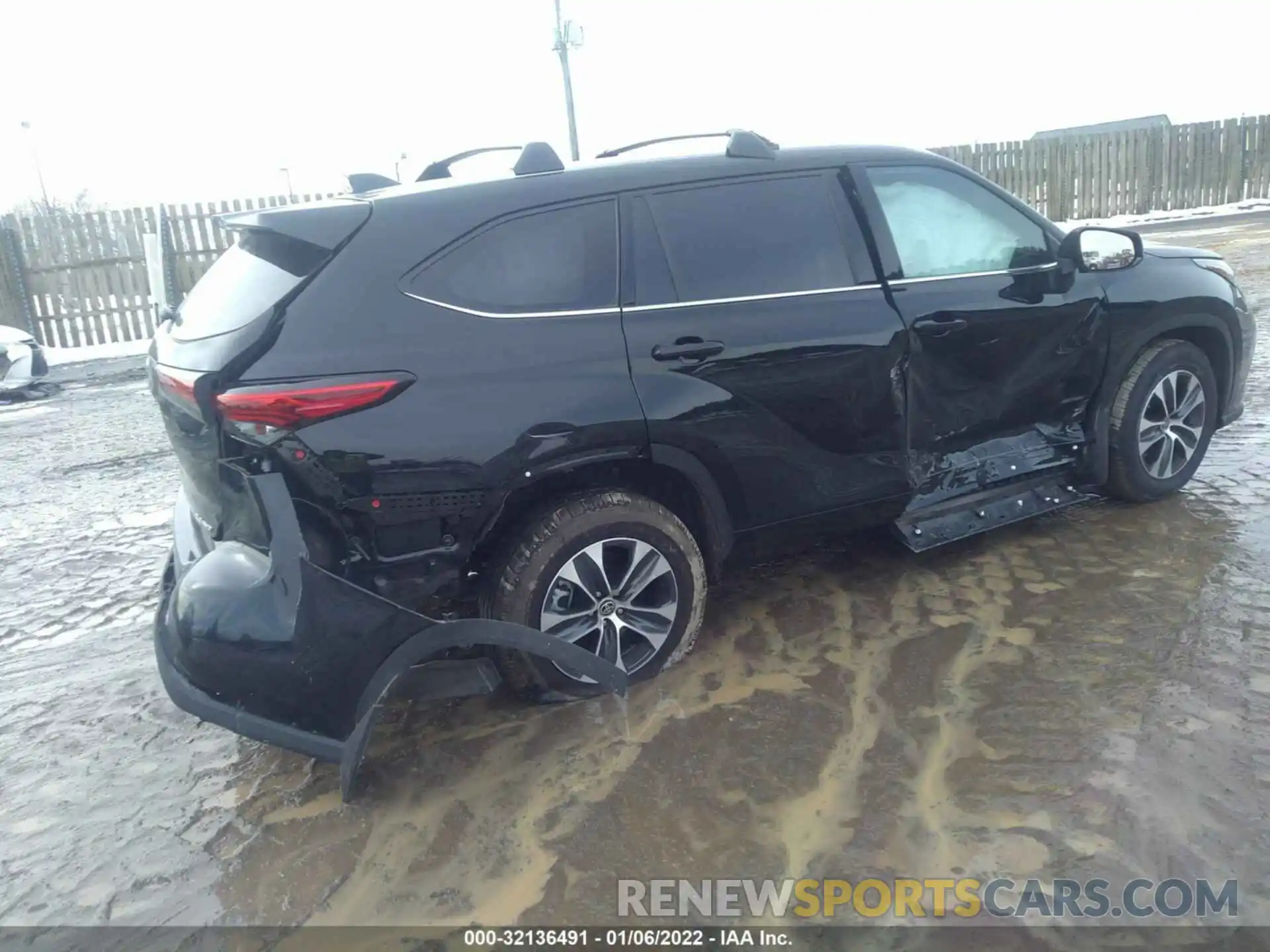 6 Photograph of a damaged car 5TDGZRBH2MS550007 TOYOTA HIGHLANDER 2021