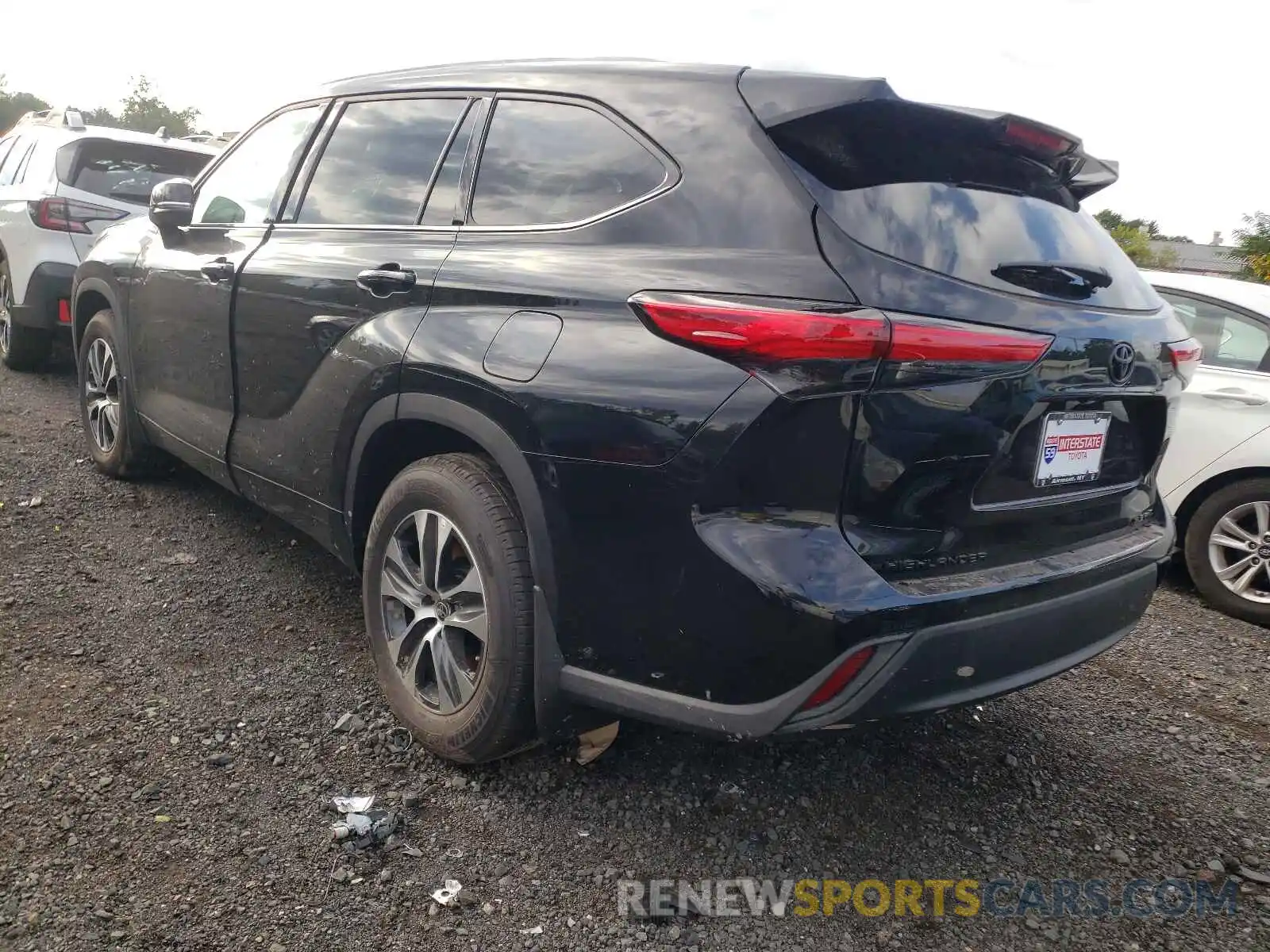 3 Photograph of a damaged car 5TDGZRBH2MS555708 TOYOTA HIGHLANDER 2021