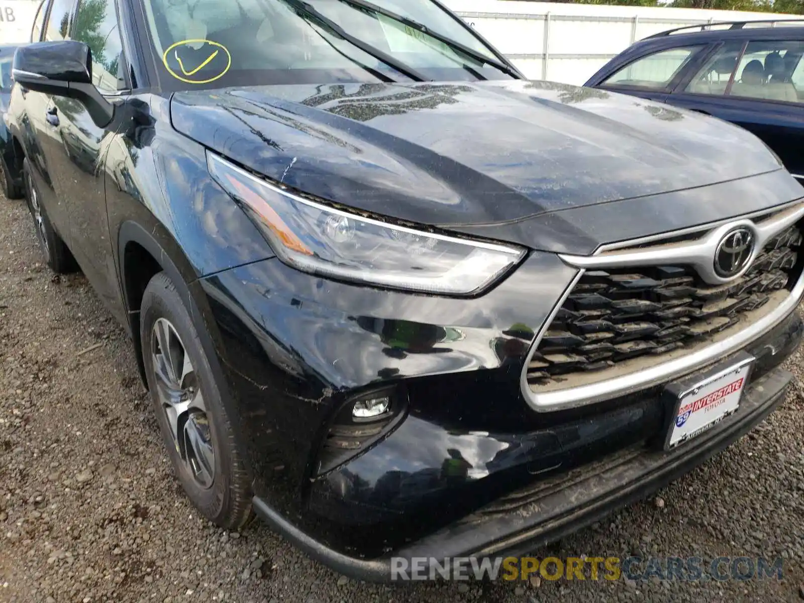 9 Photograph of a damaged car 5TDGZRBH2MS555708 TOYOTA HIGHLANDER 2021