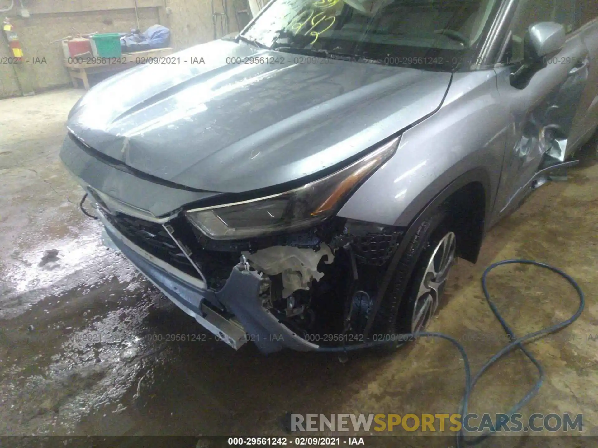 6 Photograph of a damaged car 5TDGZRBH3MS062619 TOYOTA HIGHLANDER 2021