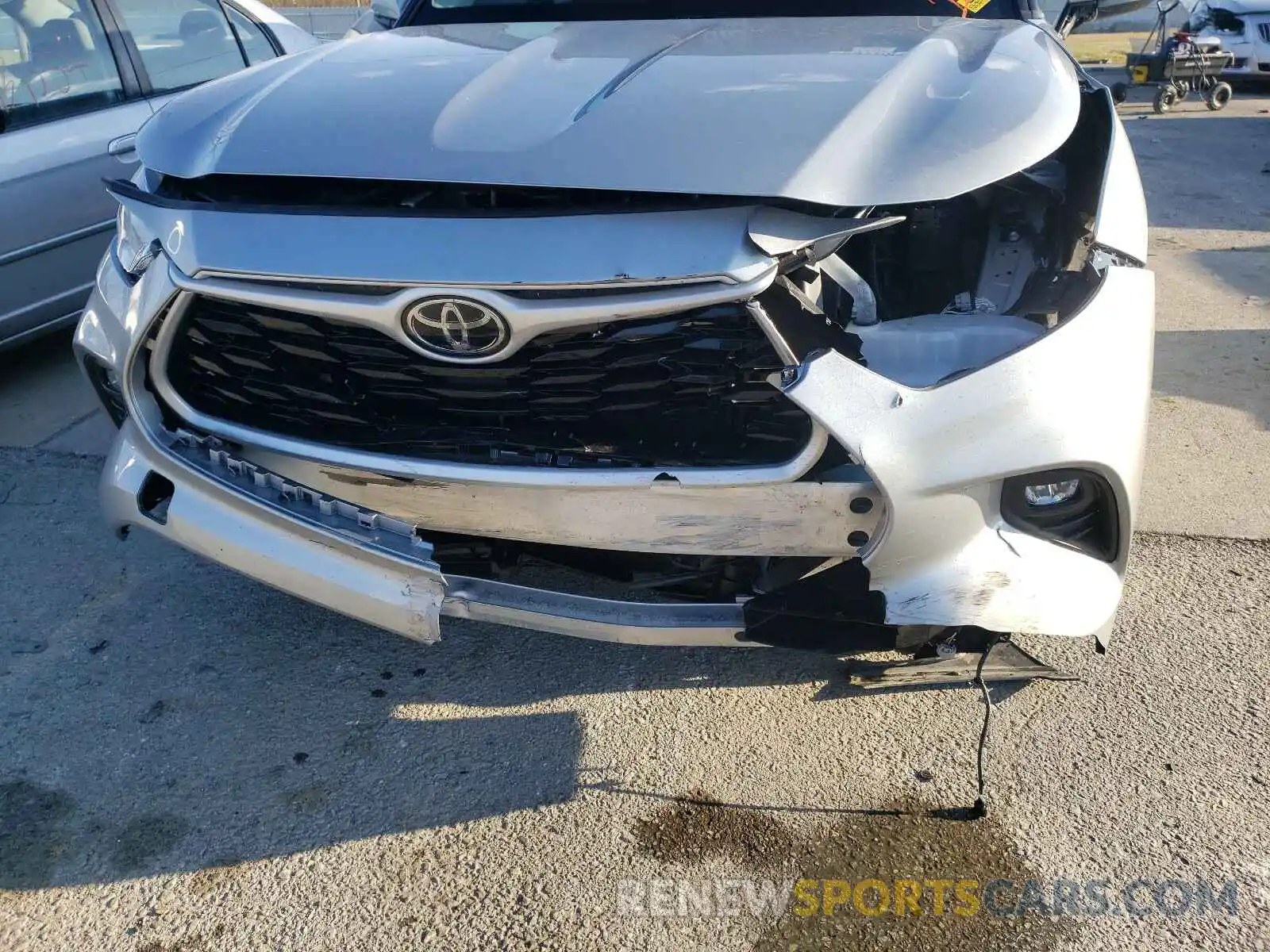 9 Photograph of a damaged car 5TDGZRBH3MS064614 TOYOTA HIGHLANDER 2021