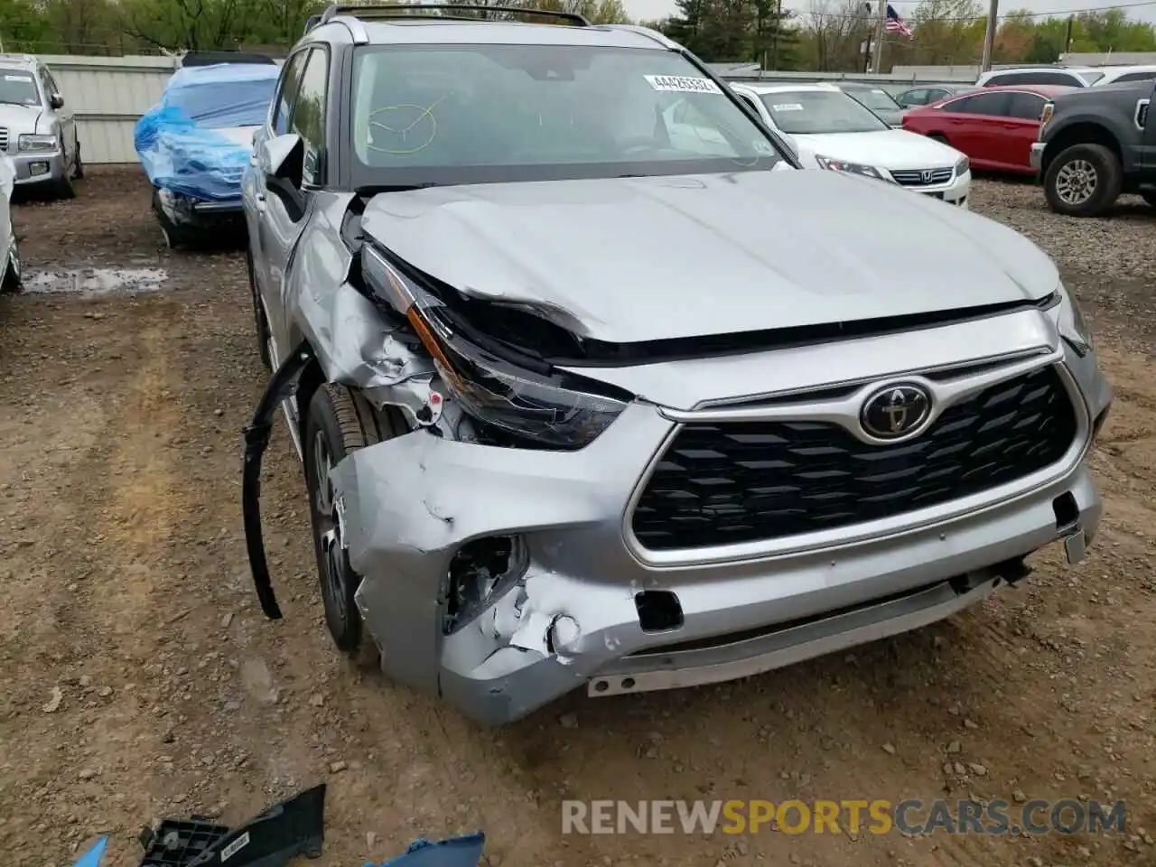 9 Photograph of a damaged car 5TDGZRBH3MS081218 TOYOTA HIGHLANDER 2021