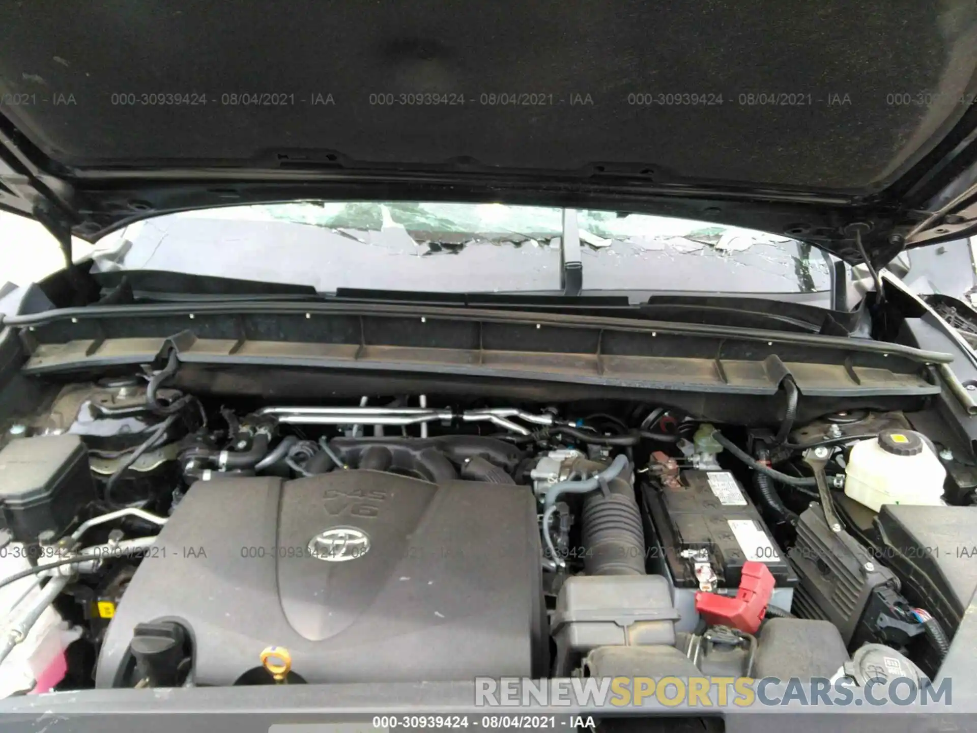 10 Фотография поврежденного автомобиля 5TDGZRBH3MS089917 TOYOTA HIGHLANDER 2021