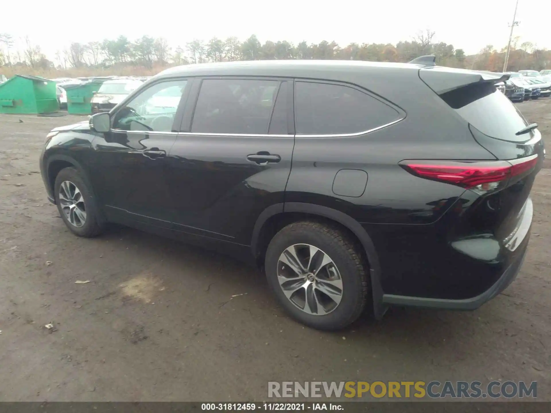 3 Photograph of a damaged car 5TDGZRBH3MS537024 TOYOTA HIGHLANDER 2021