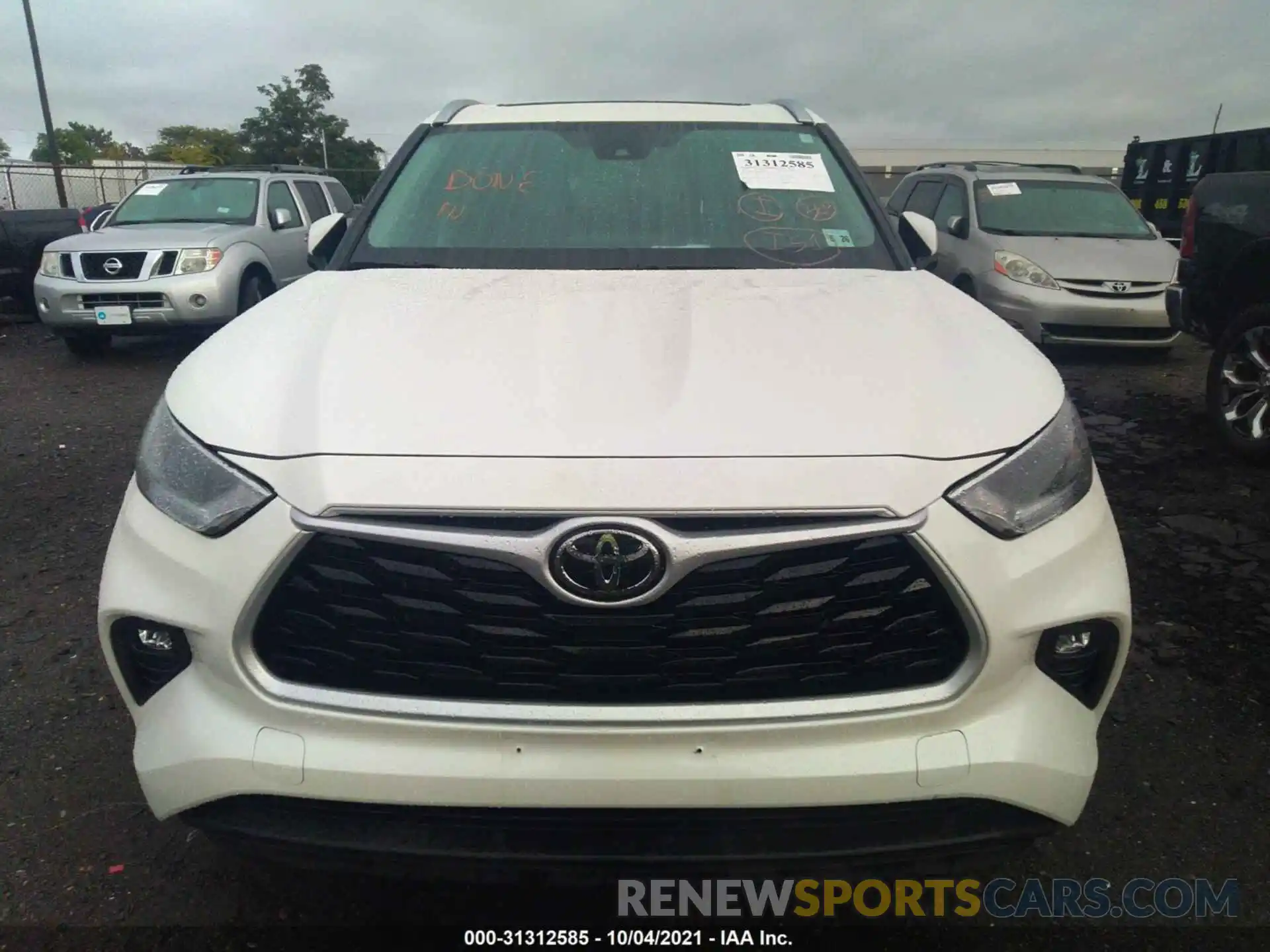 6 Photograph of a damaged car 5TDGZRBH3MS542207 TOYOTA HIGHLANDER 2021