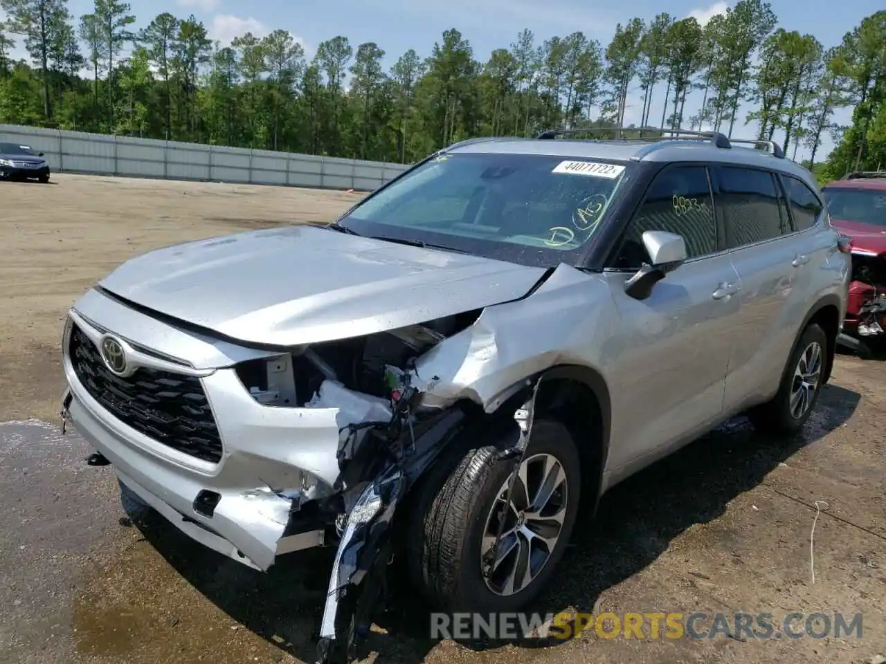 9 Photograph of a damaged car 5TDGZRBH3MS558200 TOYOTA HIGHLANDER 2021