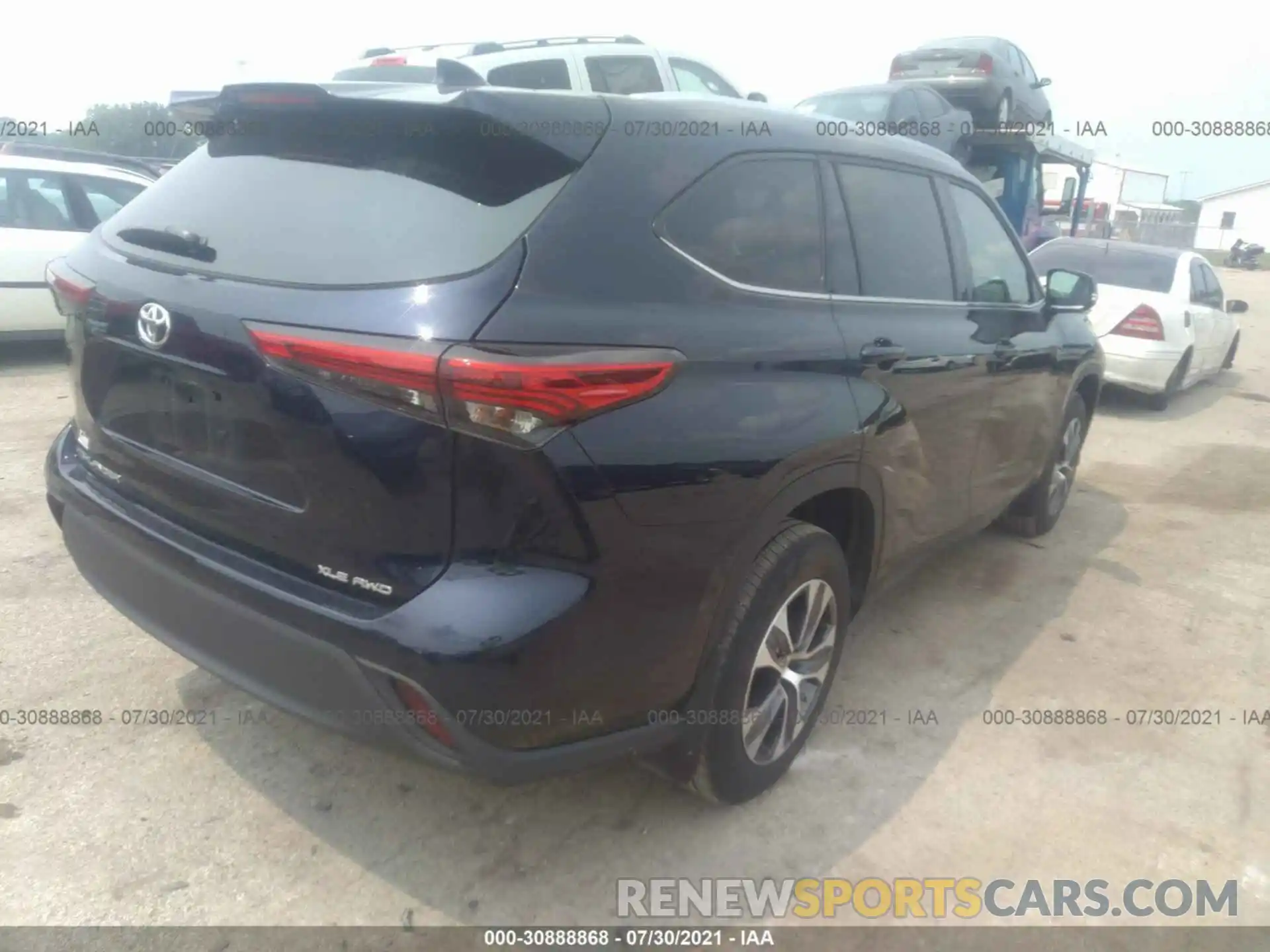 4 Photograph of a damaged car 5TDGZRBH4MS061432 TOYOTA HIGHLANDER 2021