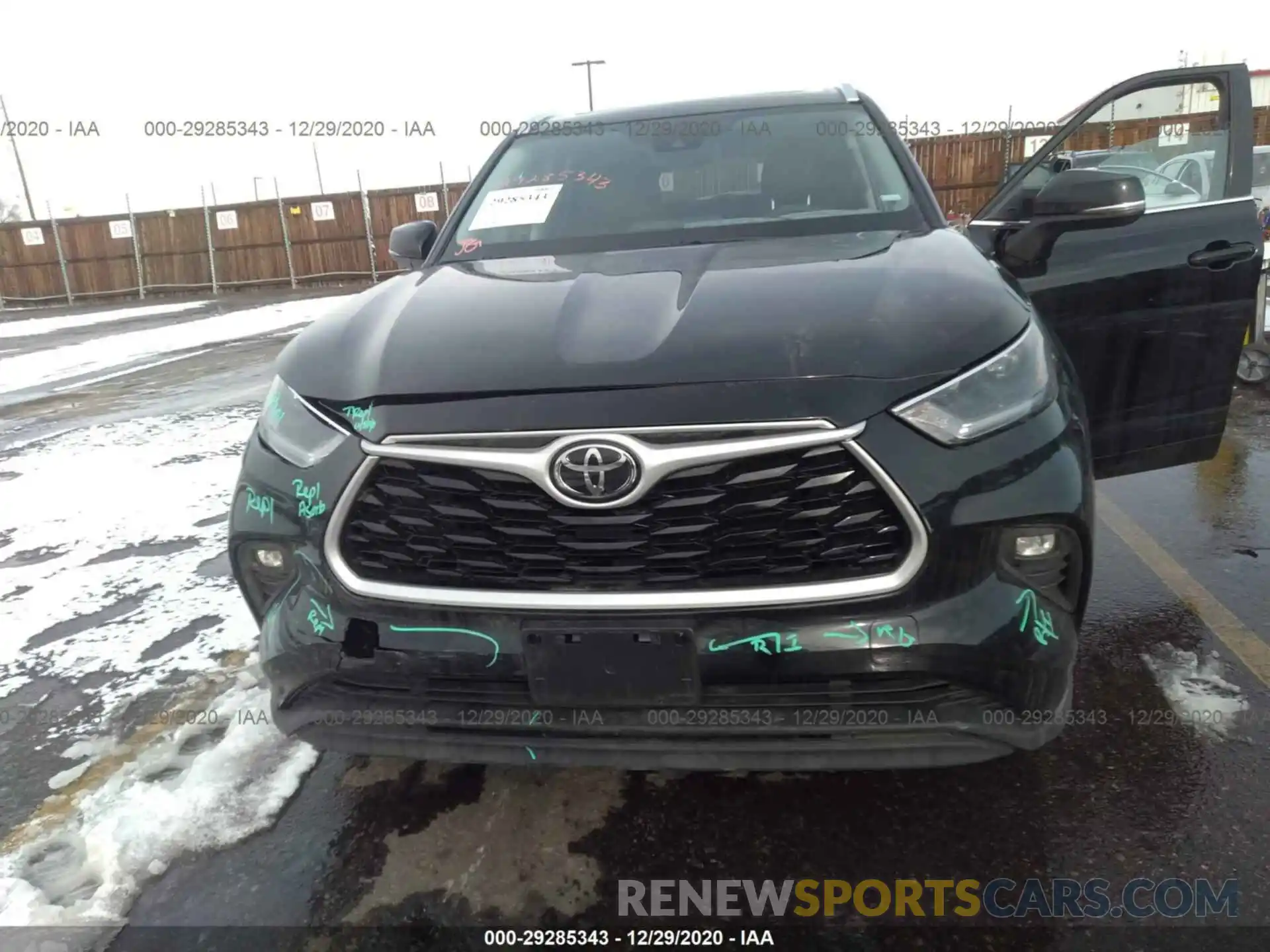 6 Photograph of a damaged car 5TDGZRBH4MS070678 TOYOTA HIGHLANDER 2021