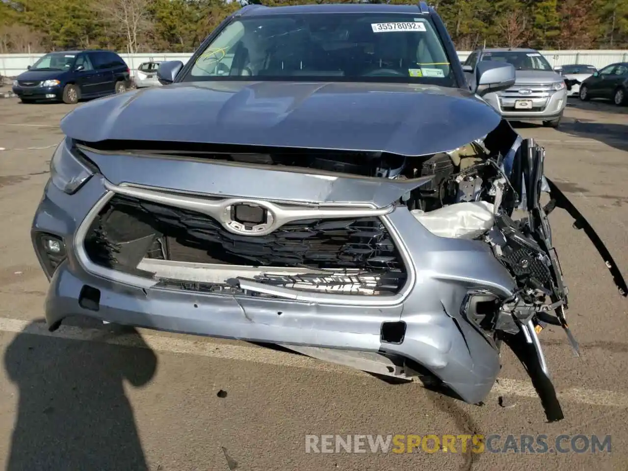 9 Photograph of a damaged car 5TDGZRBH4MS077596 TOYOTA HIGHLANDER 2021