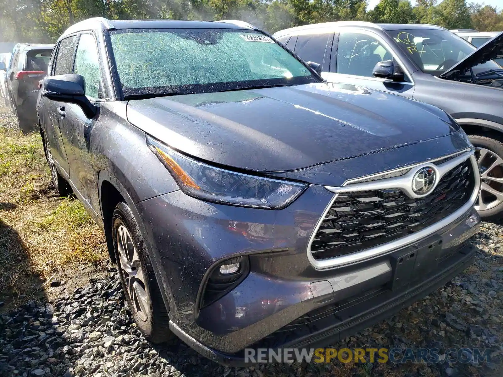 1 Photograph of a damaged car 5TDGZRBH4MS112492 TOYOTA HIGHLANDER 2021