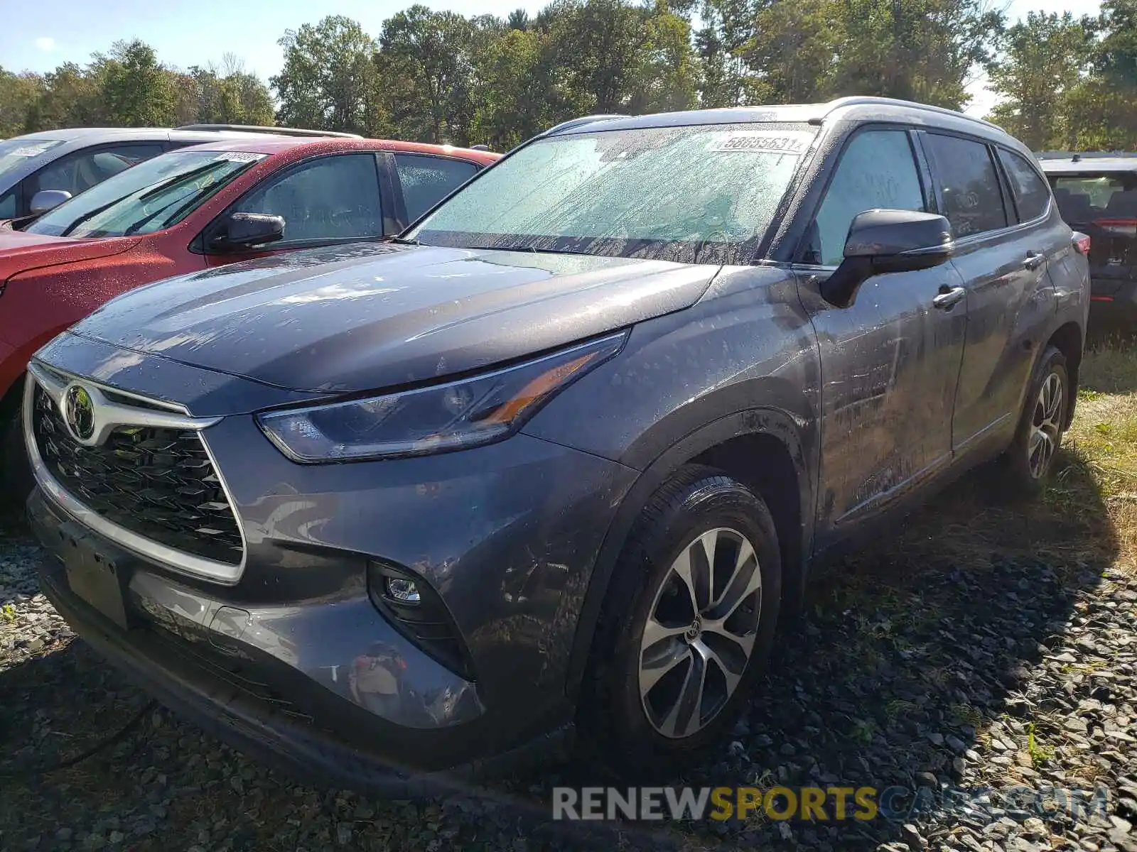 2 Photograph of a damaged car 5TDGZRBH4MS112492 TOYOTA HIGHLANDER 2021