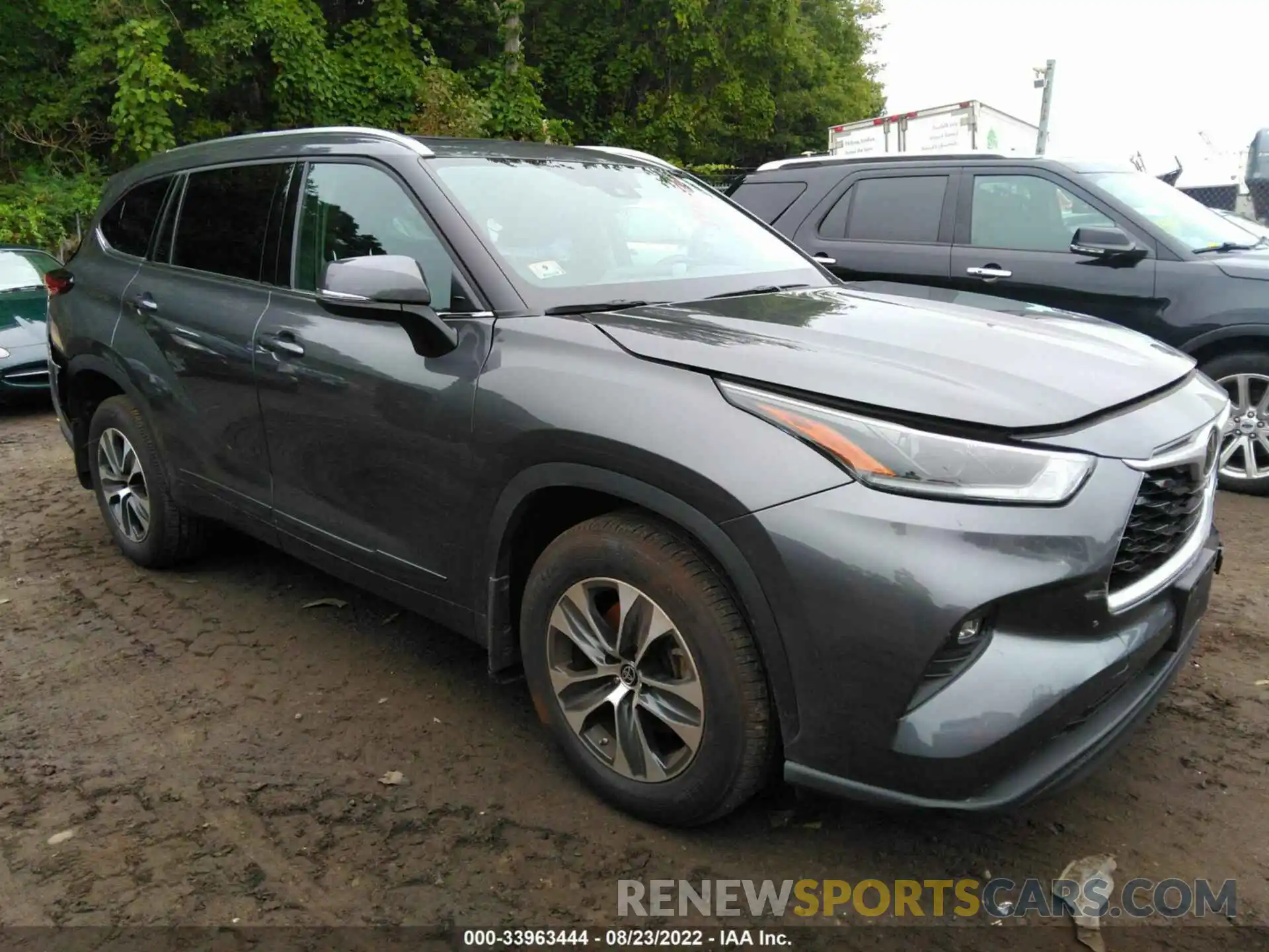 1 Photograph of a damaged car 5TDGZRBH4MS151325 TOYOTA HIGHLANDER 2021