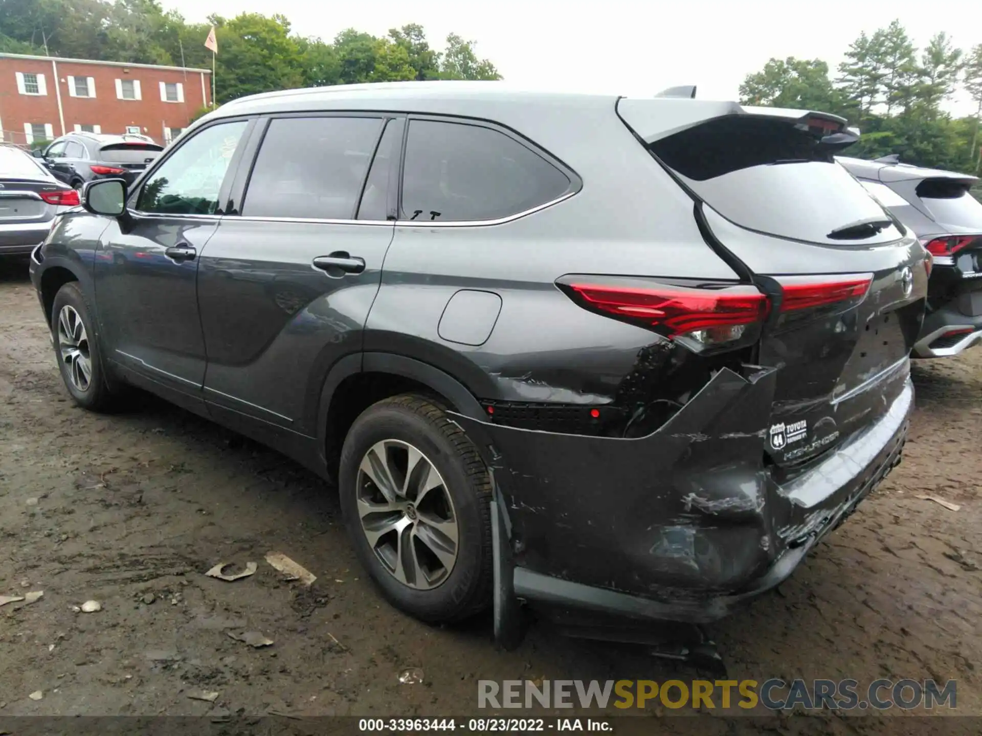 3 Photograph of a damaged car 5TDGZRBH4MS151325 TOYOTA HIGHLANDER 2021