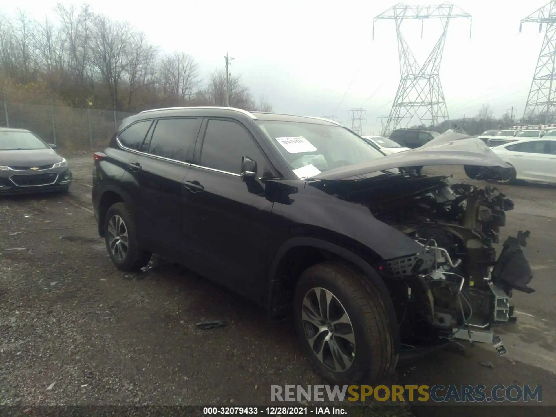 1 Photograph of a damaged car 5TDGZRBH4MS159683 TOYOTA HIGHLANDER 2021