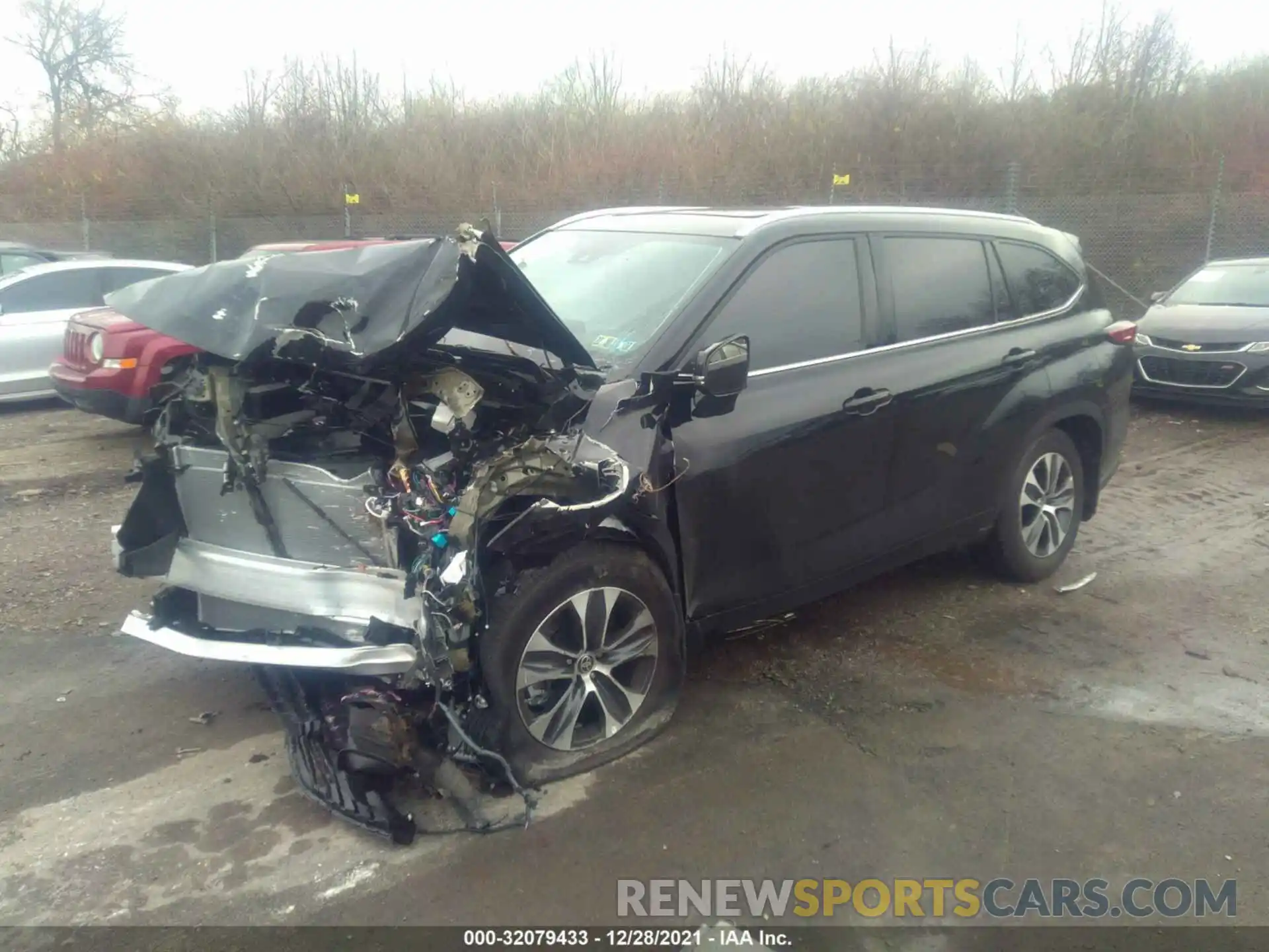 2 Photograph of a damaged car 5TDGZRBH4MS159683 TOYOTA HIGHLANDER 2021