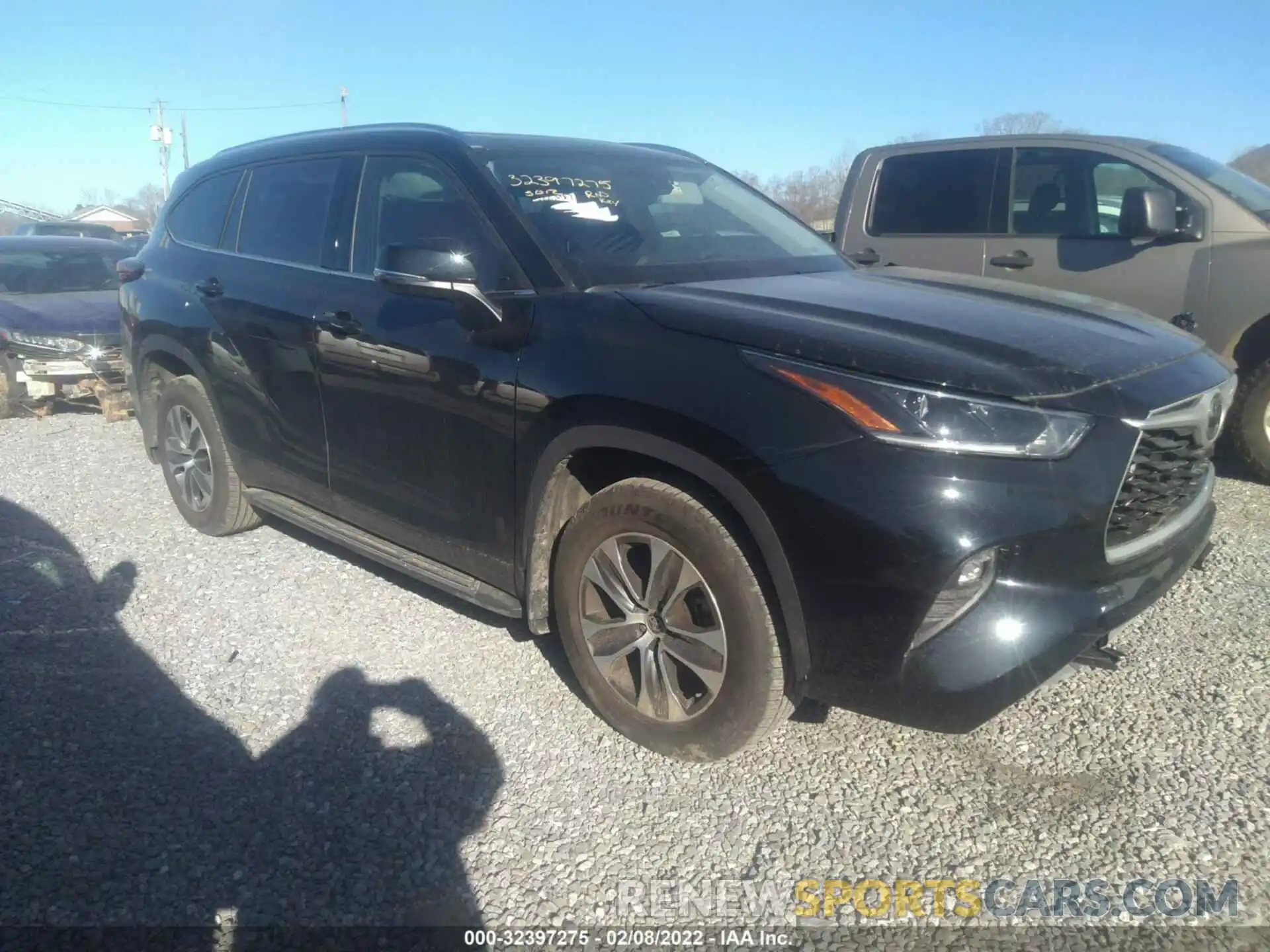 1 Photograph of a damaged car 5TDGZRBH4MS160574 TOYOTA HIGHLANDER 2021