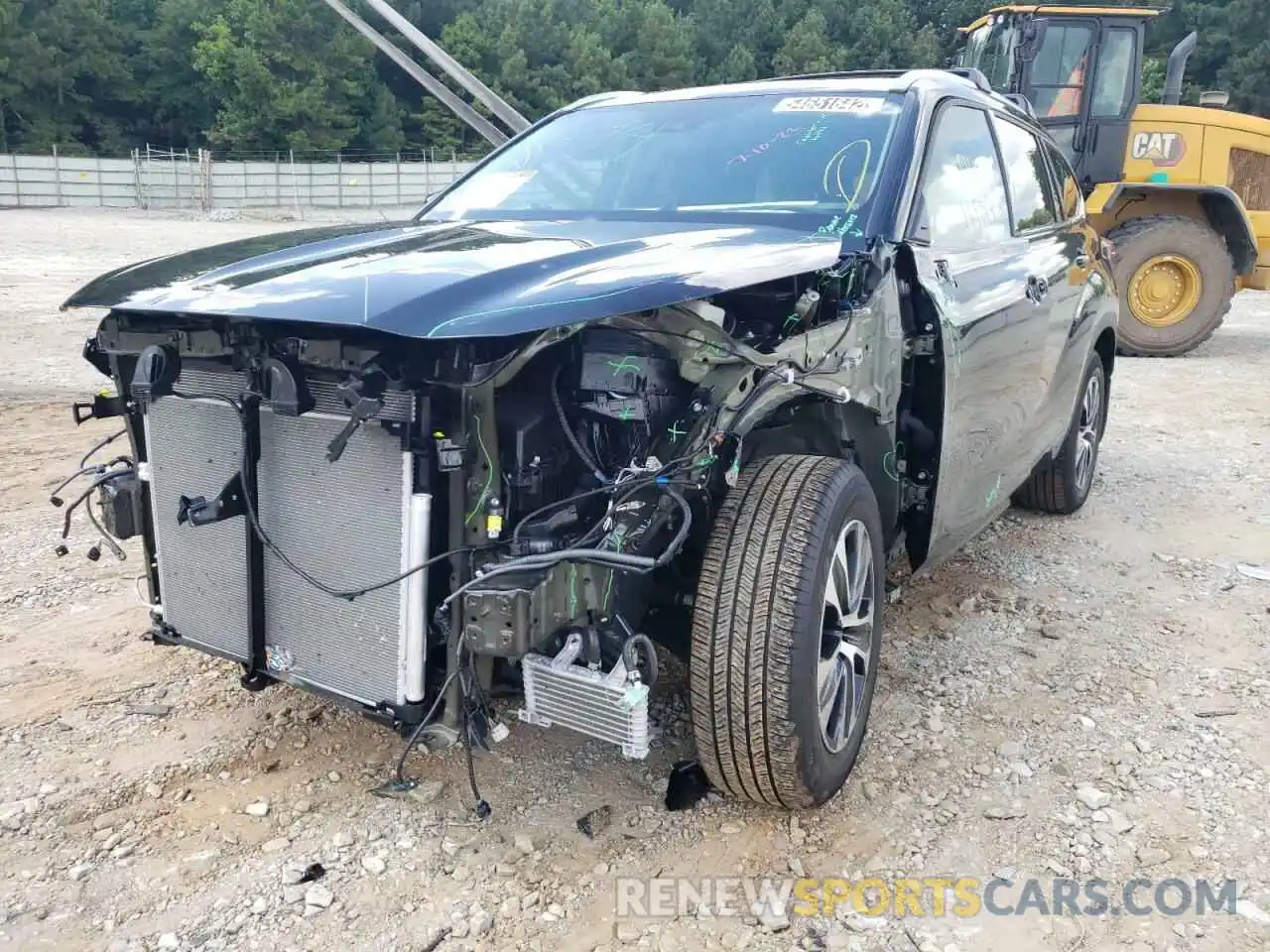 9 Photograph of a damaged car 5TDGZRBH4MS542362 TOYOTA HIGHLANDER 2021