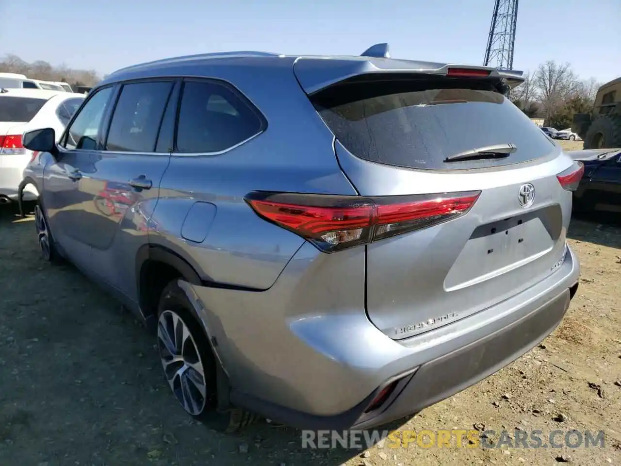 3 Photograph of a damaged car 5TDGZRBH5MS057521 TOYOTA HIGHLANDER 2021