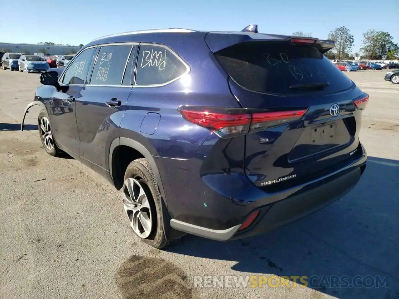 3 Photograph of a damaged car 5TDGZRBH5MS086839 TOYOTA HIGHLANDER 2021